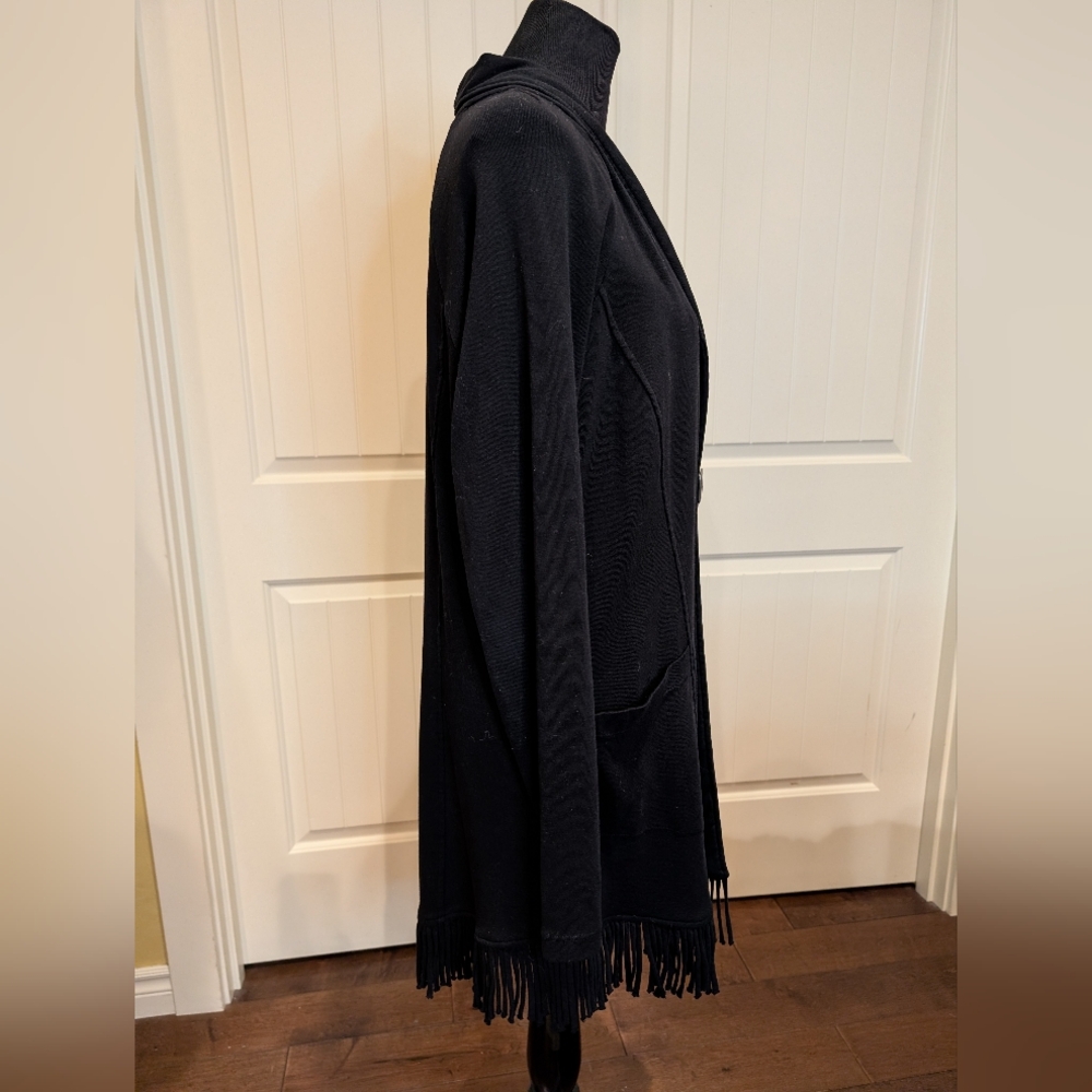 Barbara Lesser Fringe Cardigan - Picture 6 of 7